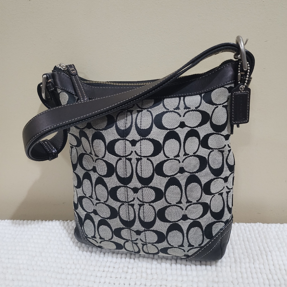 SOLD! Authentic Signature Coach Shoulder Bag
